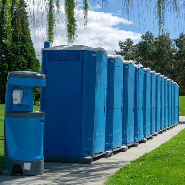 our hand washing stations come equipped with hand sanitizer to ensure proper hand hygiene